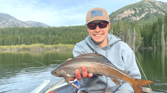 Bridger Photonics Accounts Manager Dayne Lubenow Fishing