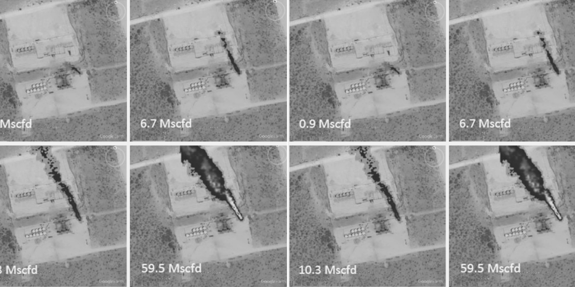 Methane Emission Plumes from Gas Mapping LiDAR in the GTI Permian Basin Survey 