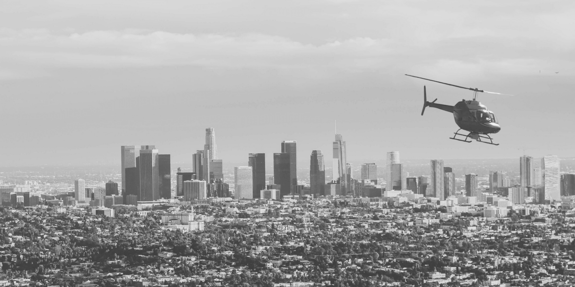Methane Emission Leak scanning done over city with helicopter and Gas Mapping LiDAR