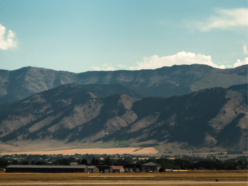Montana Mountains green