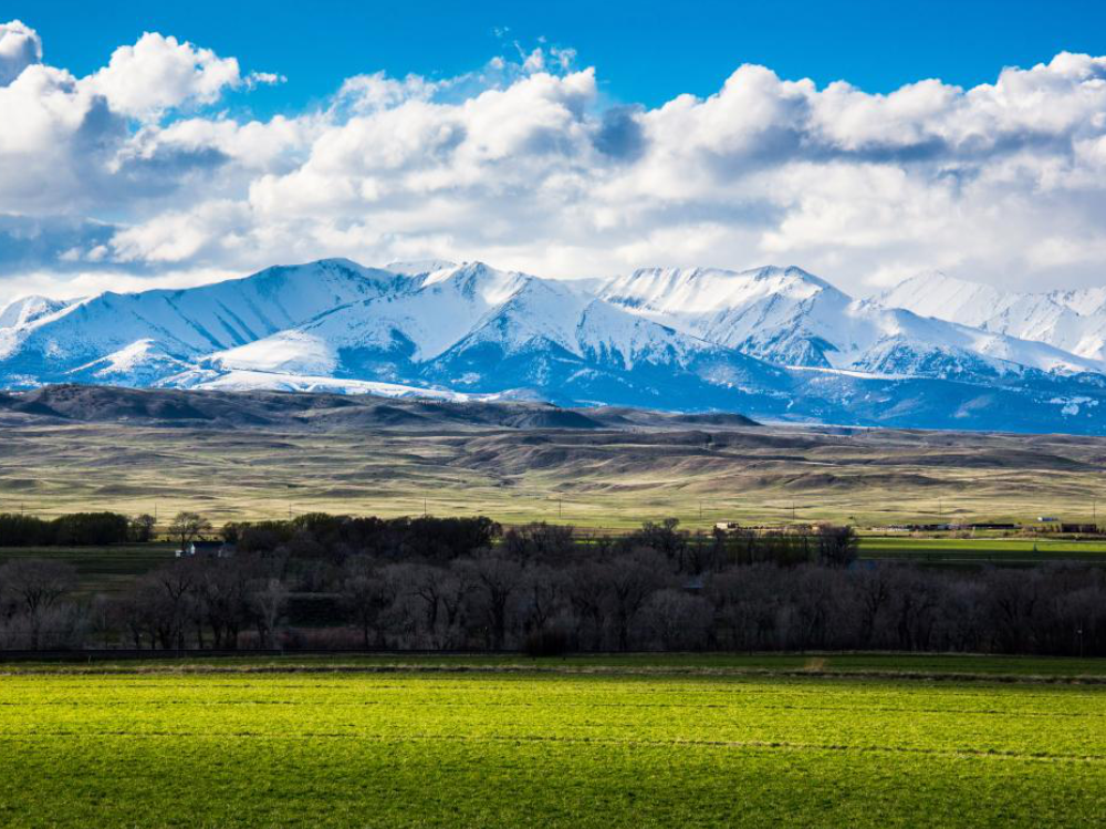 Montana Mountains snow