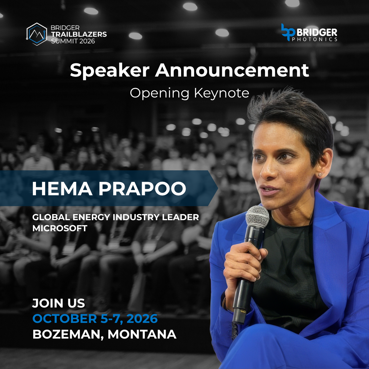 Speaker Announcement