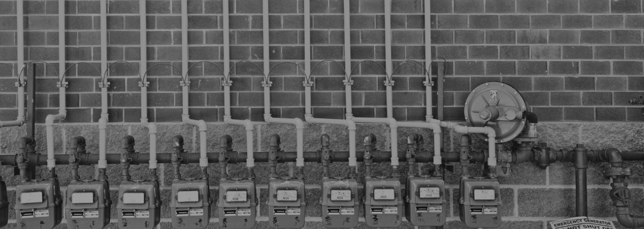 Pipes with gas concentration meter
