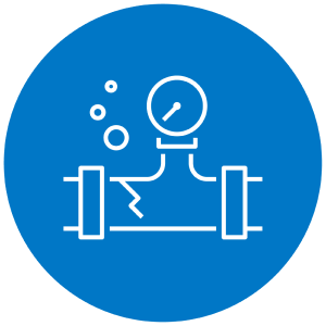 BP Icon Leak in Blue Circle size 120x120