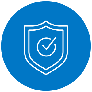 BP Icon Shield in Blue Circle size 120x120